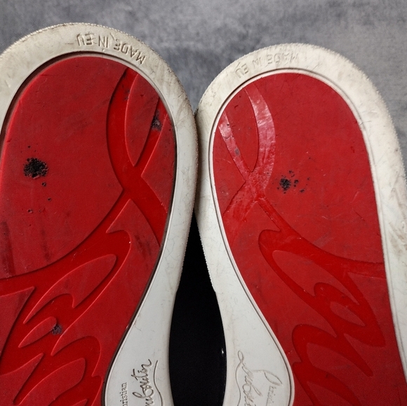 Christian Louboutin Multicolor Leather Rantus Orlato Sneakers Size 43.5 US 10.5 - Picture 12 of 14